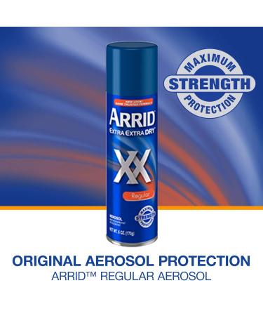 Arrid XX Extra Extra Dry Aerosol Antiperspirant Deodorant Regular 4 oz. Regular 4 Ounce (Pack of 1) - Buy Online on GoSupps.com