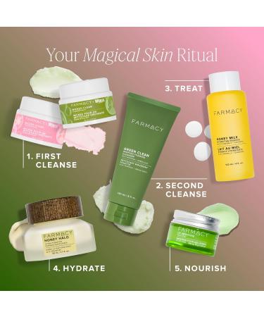 Farmacy x WICKED Cleansing Balm Skin Care Set - Travel Size Makeup Remover Duo - Limited Edition Wicked Clean Skincare Set Includes Pink & Green Balms - Gently Removes Make Up SPF & Oil (2 Count) WICKED Clean Balm 1.7 Ounc  - Buy Online on GoSupps.com