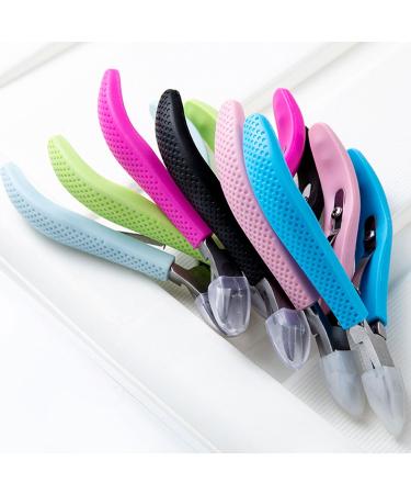 W-LOVNEST Cuticle Cutter with Ergonomic Rubber Handle Stainless Steel Comfortable Grip Nails Trimmer Full Jaw for Manicure Black - Buy Online on GoSupps.com