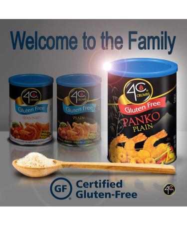 4C Premium Gluten Free Bread Crumbs  Panko Plain 6 Pack  Gluten-Free Flavorful Crispy Crunchy  Value Pack Gluten Free - Panko Plain 6 Ounce (Pack of 6) - Buy Online on GoSupps.com