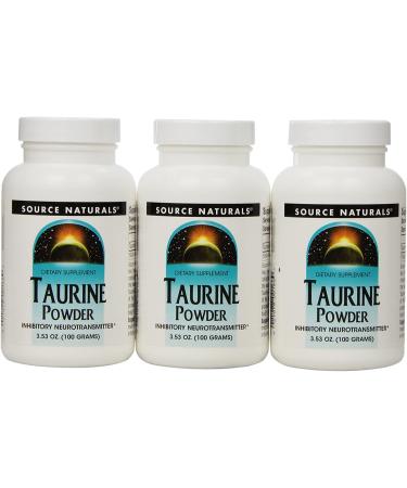 Source Naturals Taurine Powder 3.53 oz | High-Quality Amino Acid Supplement - Buy Online on GoSupps.com