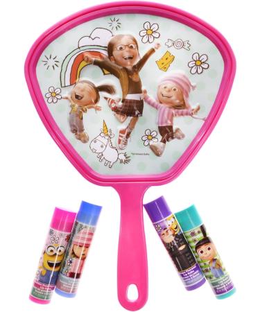 Townley Girl Despicable Me 3 Super Sparkly Lip Gloss Set - 4 Flavors & Mirror | Perfect Gift for Girls - Buy Online on GoSupps.com