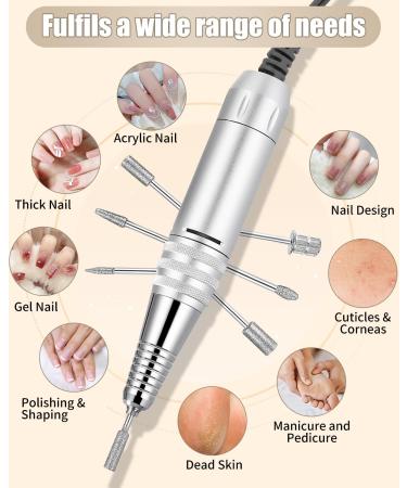 Miss Gel Nails Set - Professional 30000 RPM Electric Nail File with LED Display for Hard Gel & Acrylic | Ultimate Nail Care Solution - Buy Online on GoSupps.com