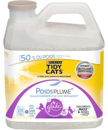 Tidy Cats Glade Clean Blossoms Cat Litter LightWeight Multi-Cat - 2.72 kg Jug - Buy Online on GoSupps.com