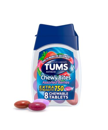 TUMS Chewy Bites Chewable Antacid Tablets - 8 ct