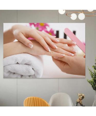 Manicure Salon Nails Canvas Art Poster | Aesthetic Wall Art for Room - 20x30in Unframed Prints - Buy Online on GoSupps.com
