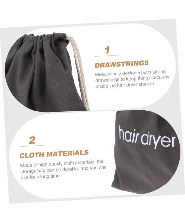 FOMIYES Hair Dryer Bag Travel 6 Pcs Hair Dryer Storage Bag Black Backpack Clothes Storage Bag Dustproof Pouch Gym Bag Travel - Buy Online on GoSupps.com