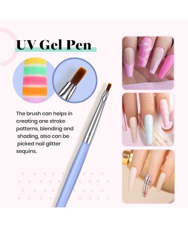 Beetles Nail Brushes Set - Gel Polish Painting Pen Tools with Liner Brush, Paint Pen, Round Head, and Gradient Brush for Nail Art Design at Salon or Home Manicure - Buy Online on GoSupps.com