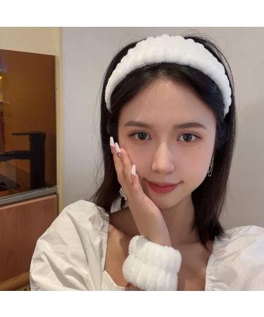 Wrist Bands Solid Colour Water Absorbent Sweat Wrist Bands Pack Of 6 For Women 2purplebows+4purplewristguards - Buy Online on GoSupps.com