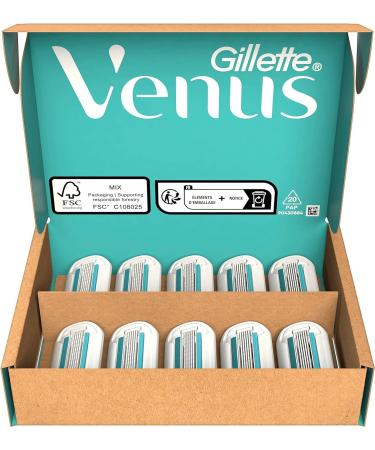 Gillette Venus Deluxe Smooth Sensitive Razor for Women | 10 Replacement Blades | Ultimate Shaving Experience - Buy Online on GoSupps.com