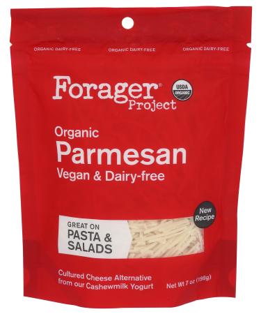 Forager Project Organic Plant Based Parmesan Cheese Grate, 7 OZ