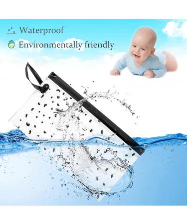 2 pcs Baby Wipes Dispenser Wet Wipes Bag for Babies Wet Wipe Box Reusable Wet Wipe Bag Wet Wipes Container for On the Go Home Office (Two colors) A-Geometric-2 - Buy Online on GoSupps.com