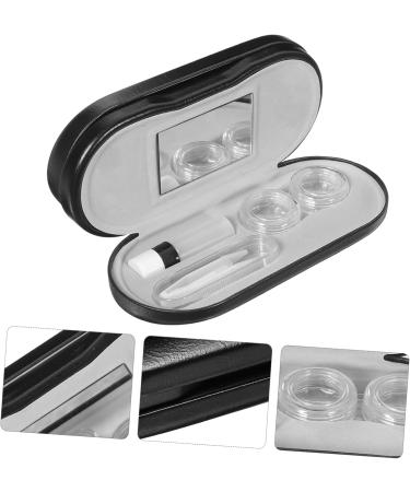 Ultechnovo Double-Layer Glasses Case & Travel Contact Lens Box - Versatile Eyewear Organizer for Sunglasses & Contacts - Buy Online on GoSupps.com