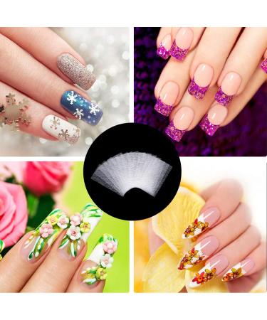 20 Pieces Silk Fiberglass Nail Extensions Kit - Manicure Tool for Fingernail Repair & Gel Modeling | International Shipping Available - Buy Online on GoSupps.com