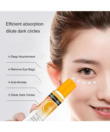 Vitamin C Eye Cream Moisturizing Under Eye Cream 25ML | VC Eye Cream to Reduce Fine Lines Brighten Skin Under Eye Cream for Women Jingan - Buy Online on GoSupps.com