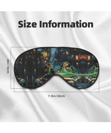 Frog & Rain Soft Sleep Eye Mask Breathable Eye Patch for Women | Perfect for Travel & Relaxation - Buy Online on GoSupps.com