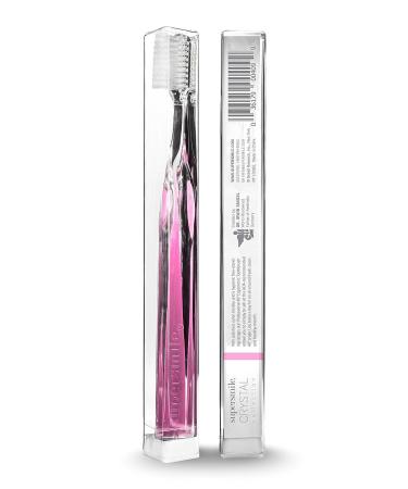 Supersmile Crystal Collection Pink Diamond Toothbrush - Premium Dental Care - Buy Online on GoSupps.com