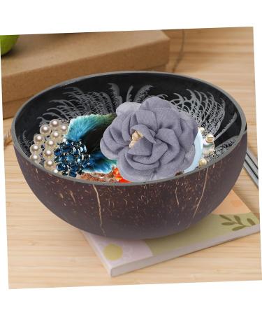 Zerodeko Key Bowl s Keychain Wood Christmas Decor Bowl Decor Holder Tray Candy Plate Central medium Silver - Buy Online on GoSupps.com