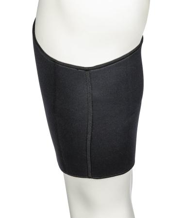 Cramer Neoprene Thigh Compression Sleeve - Best Thigh Support for Quadriceps & Hamstrings | Compression Sleeves for Running & Muscle Recovery - Black Medium - Buy Online on GoSupps.com