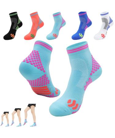 OIMTUE HIGHERSOCKS 2023 Far Infrared Schorl Titanium Ion Heightening Booster Socks Micro Titanium Height Booster Socks (Large Blue)