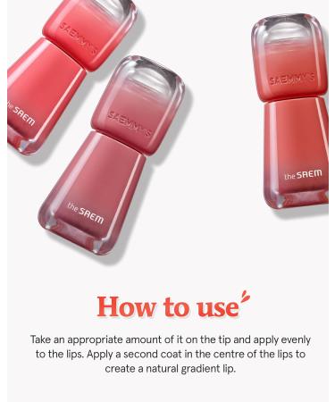 THESAEM Saemmy's Ade Shot Tint - Korean Water Gel Lip Stain Long-Lasting Moisturizing Finish Buildable Gloss - 06 Apple Cinnamon - International Shipping Available - Buy Online on GoSupps.com