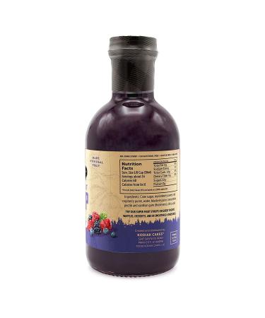 Kodiak Cakes Mountain Berry Super Fruit Pancake Syrup - Gluten-Free, Cholesterol-Free, Less Sugar - 32 fl. oz. - Real Fruit Breakfast Toppings (Pack of 2) - Buy Online on GoSupps.com