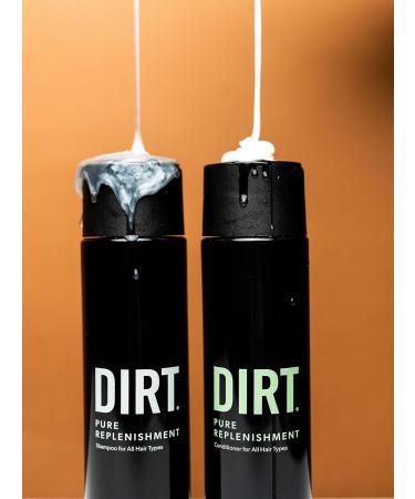 DIRT Pure Replenishment Conditioner 8.5 oz - Vegan All Hair Types Unisex - Nourishing Botanical Oils & Dragon Fruit for Healthy Hair - Buy Online on GoSupps.com