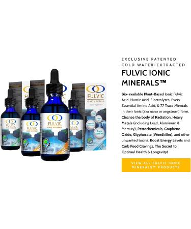 Optimally Organic Fulvic Ionic Minerals x100 | Patented BioActive Fulvic Acid | 77 Trace Minerals & Amino Acids | 2-Month Supply - Buy Online on GoSupps.com