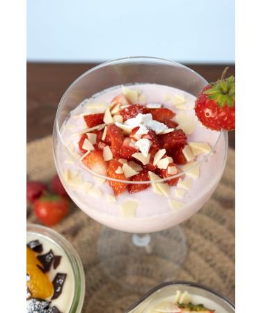 Call Curd Dessert - Strawberry Flavor Super Creamy & Quick 3-Minute Milkshake Base | 20 x 55g Pack - International Shipping - Buy Online on GoSupps.com