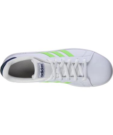 adidas Kids Grand Court K Gymnastics Shoes - Ftwbla/Versol/Azuosc - 5 UK - Buy Online on GoSupps.com