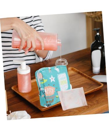 SECFOU 4pcs Sanitary Napkin Storage Bag - Travel Cosmetic Holder for Menstrual Pads & Women's Essentials - Buy Online on GoSupps.com