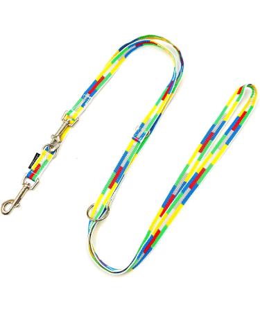 Adjustable Dog Linen Doppeline for Large Dogs - 2m to 5m Lengths | Colorful Sailing Design (20mm 25mm) - Buy Online on GoSupps.com