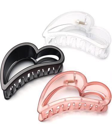 Big Love Hair Clip Beautiful Women's Hair Clip Headpiece Elegant Hair Accessory (Wine Red) - Buy Online on GoSupps.com