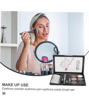 Healeved 1 Set Eyebrow Powder Set Eyebrow Brush Eyeow Mp Pe Eye Brow Shaping Kit Lady Eyebrow Powder Lit Abs - Buy Online on GoSupps.com