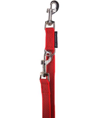 Adjustable Dog Linen Double-Liner for Medium & Large Dogs | 2.80m Red Leash - Durable & Stylish - Buy Online on GoSupps.com