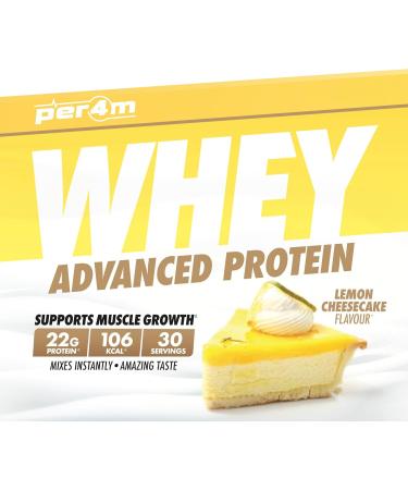 Per4m Whey Protein Lemon Cheesecake 900g - Buy Online on GoSupps.com