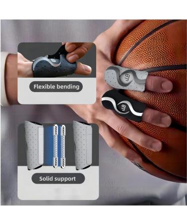 MUSKULO MONSTRO Basketball Sleeves Protector - Finger Guard Splint & Compression Adjustable Brace for Sports - Small Black - Buy Online on GoSupps.com