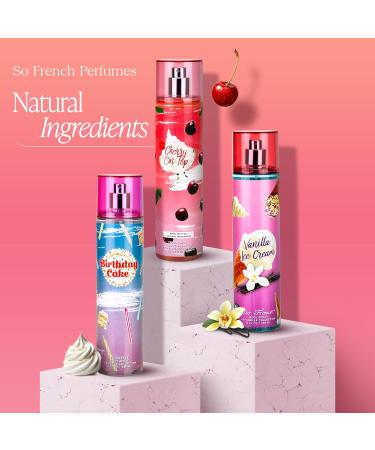 Body Mist for Women Long-Lasting Body Spray Refreshing Scented Perfume Fragrance 8 Fl Oz VANILLA ROSE - Buy Online on GoSupps.com