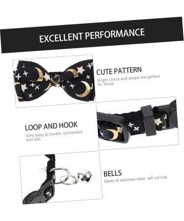 POPETPOP 4 Pcs Pet Cat Pet Collars for Puppies Cat Bow Tie Cat with Bell Summer Trumpet 30X4X1CMx2pcs As Shownx2pcs - Buy Online on GoSupps.com