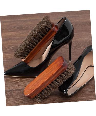 Horse Hair Brush Hat Cleaner for Baseball Caps & Shoes - Shoe Cleaner Kit with Iron Cleaner, Melamine Sponges, and Shoe Shine Machine - Multifunction 13X4.3CM - Buy Online on GoSupps.com