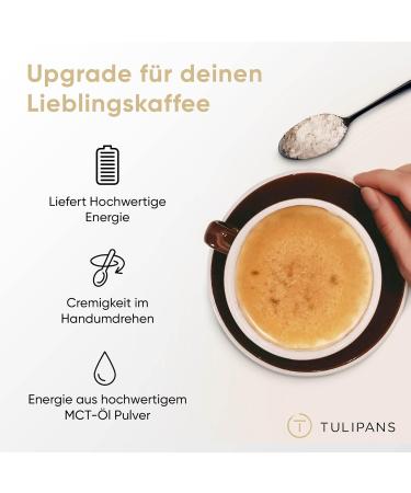 Tulipans MCT Creamer Classic | Keto Coffee Creamer - No Added Sugar | 200g | Perfect for Coffee Porridge Shakes & Keto Snacks - Buy Online on GoSupps.com