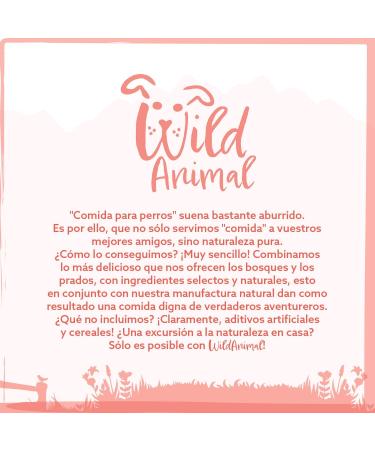 Wild Animal Premium Dry Dog Food Salmon with Trout Sweet Potato and Asparagus Grain Free Pack of 1 (1 x 6 kg) - Buy Online on GoSupps.com