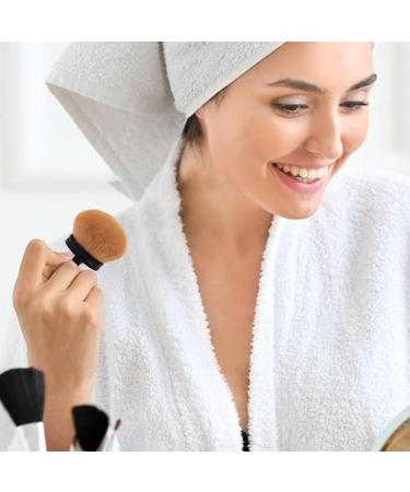 Powder Brush for Pressed Powder | Blush Brush Powder Brushes - Nail Brush Face Brushes Makeup Setting Powder Brush with Mushroom Head for Setting Loose & Pressed Powder black - Buy Online on GoSupps.com