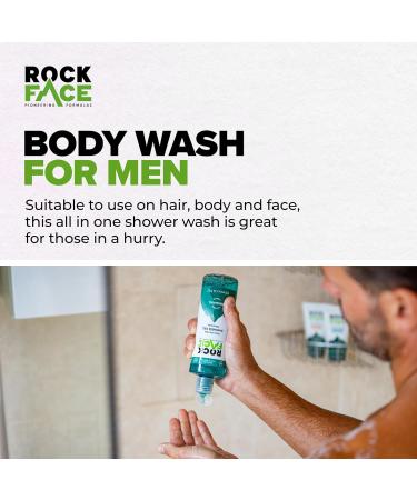 Rock Face Original Shower Gel 410ml | Fresh Citrus Scent | All-in-One Body Wash for Hair and Body | Long-Lasting Fragrance | Pack of 1 - Buy Online on GoSupps.com