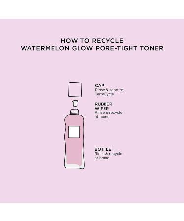 Glow Recipe Watermelon Glow PHA + BHA Pore-Tight Face Toner - Hydrating & Exfoliating Toner with Cactus Water, Cucumber & Tea Tree - 150ml - Buy Online on GoSupps.com