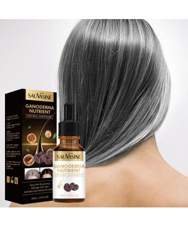 Lambo Darkening Oil for Gray Hair - 30ml Natural Nourishing Repair Nutrient for White Hair - Oil Control Hair Strengthening for Gray Hair Men Women - Buy Online on GoSupps.com