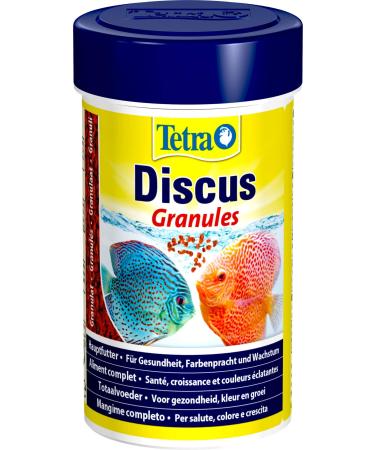 Tetra discus granules - fish feed for all discus fish promotes health colors and growth 100 ml can granules 30 g (1 Pack)