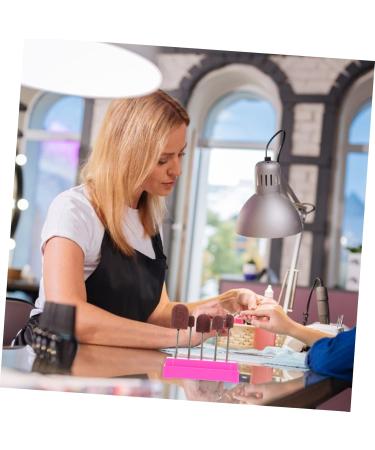 minkissy 1 Set Nail Sand Ring Cap Electric Manicure Set Professional Manicure Set Manicure Tools Professional Nail Drill Sanding Caps with Grip Manicure Sanding Head Polishing Heads Nail 8x6cm Rosy - Buy Online on GoSupps.com