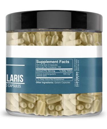 Earthborn Elements Cissus Quadrangularis and Siberian Eleuthero Bundle 200 Capsules Each Pure & Undiluted No Additives - Buy Online on GoSupps.com