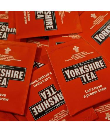 Yorkshire Individually Wrapped & Tagged Tea Bags (50 pack) - Buy Online on GoSupps.com
